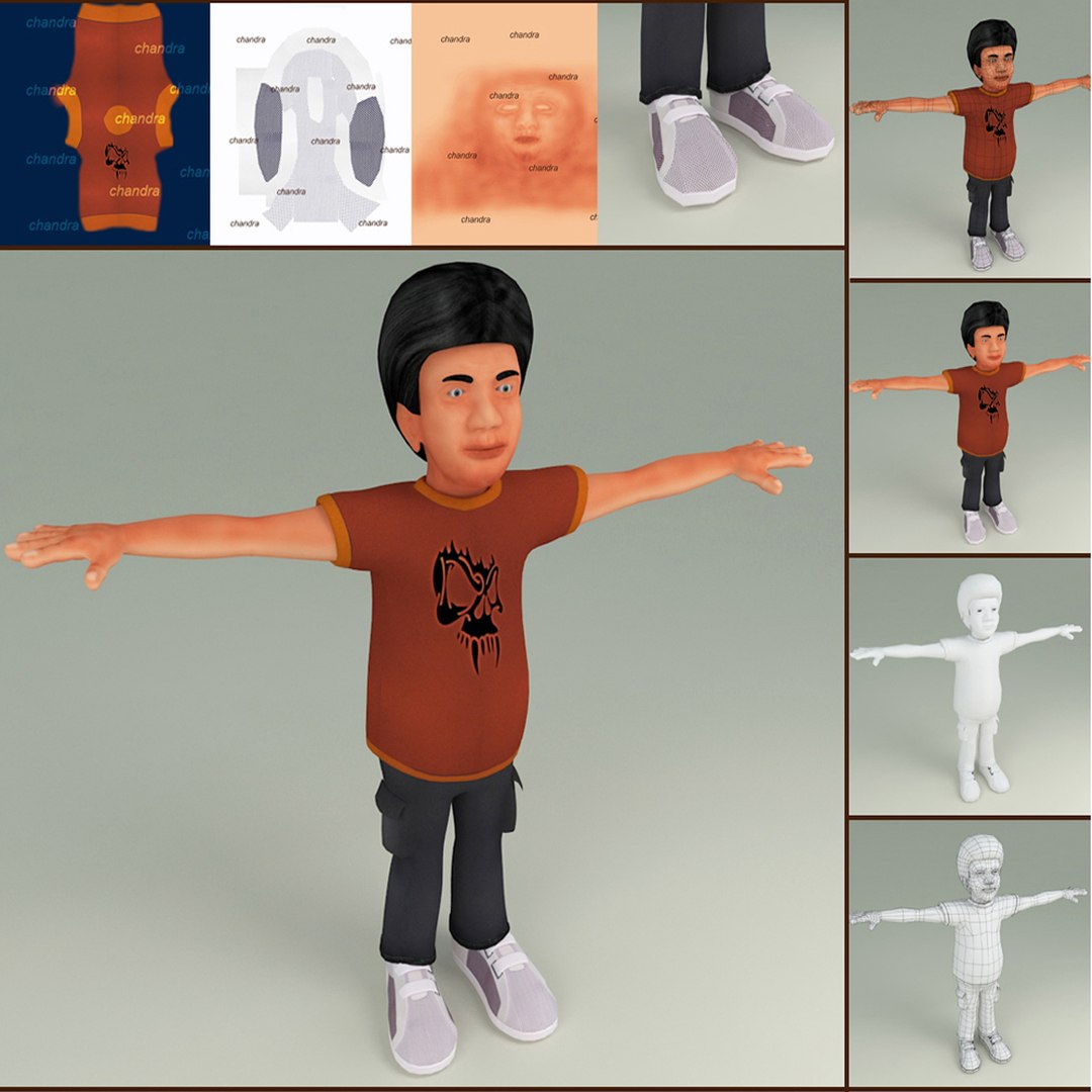 3D Model Chandra Character Animation - TurboSquid 1325376
