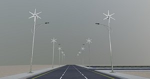 Wind Powered Lighting Pole Type-1