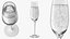 Clio Statuette and Champagne on Table