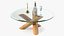 Clio Statuette and Champagne on Table