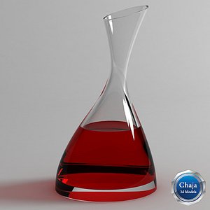decanter wine 3d model