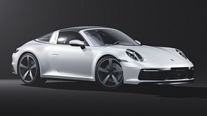 3D model Porsche 911 Targa 4 2021
