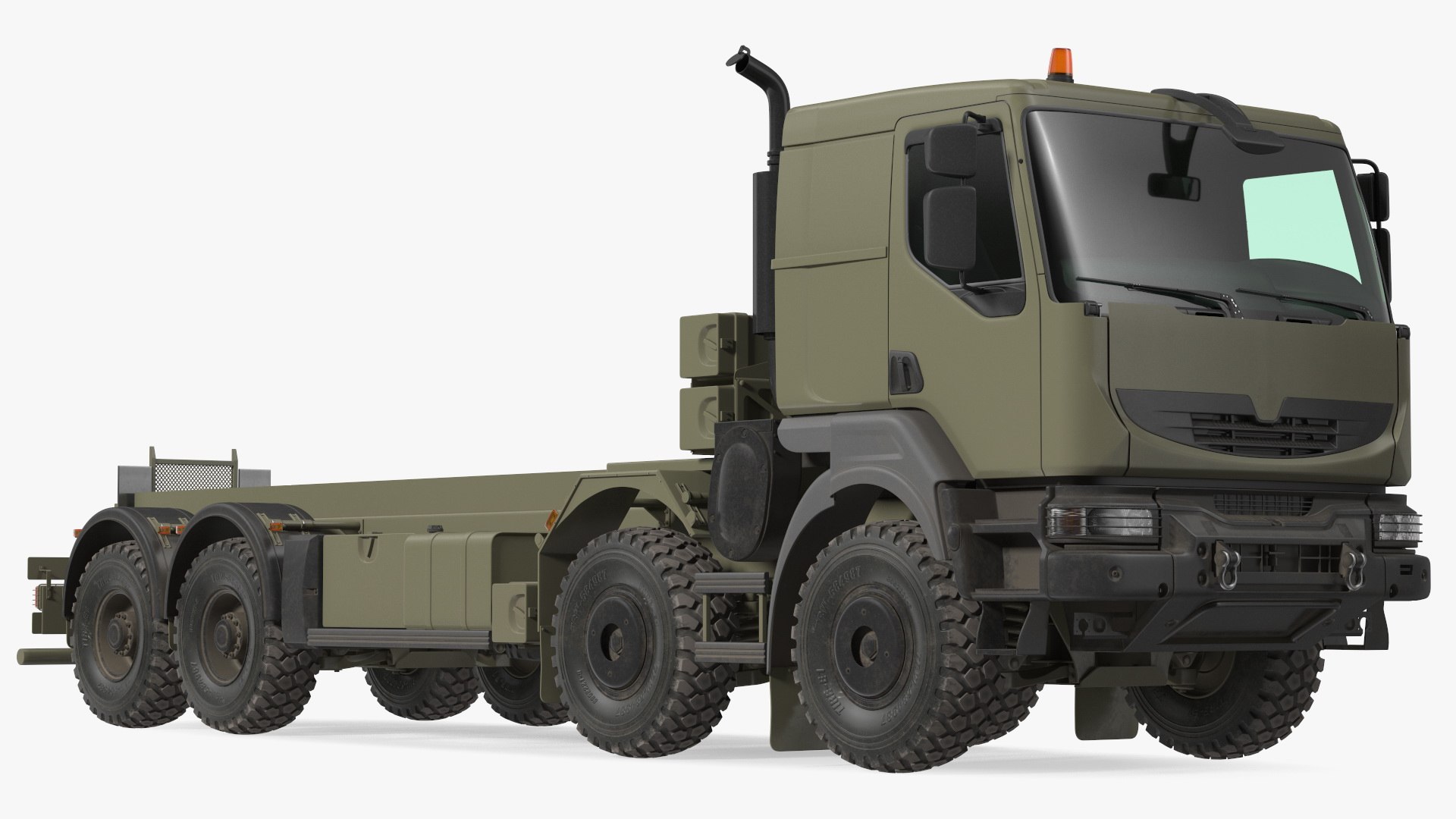 Heavy Utility Truck 8x8 3D model preview