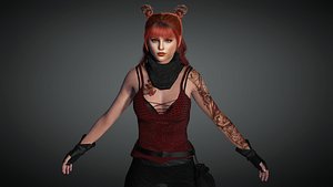 3D 3D AAA Realistic Female Character 04