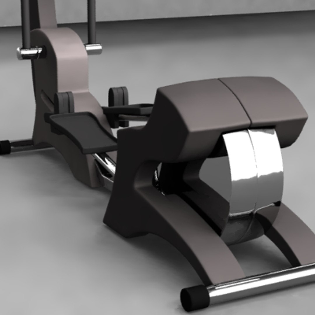 3d model elliptical cardio