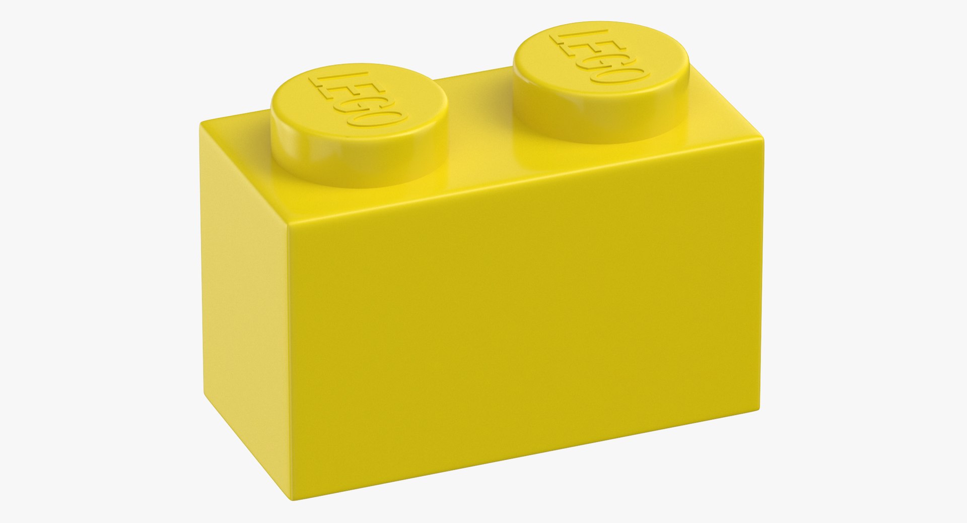 Lego Brick 1x2 Flame 3D TurboSquid 1409528