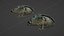3D Alien Sea Space God Mosaik mit Materialien und Texturen