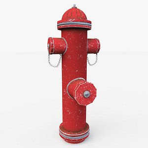 3D Fire Hydrant - II model