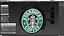 スターバックスの看板 壁掛けライトオン