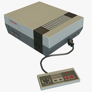 Nintendo Entertainment System NES Low Poly