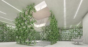 vertical garden 3D model