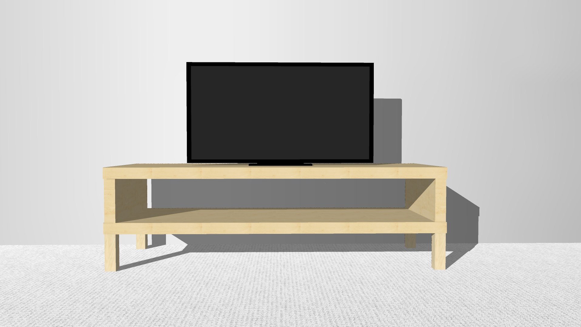 Ikea Lack Tv Unit 3d 3ds