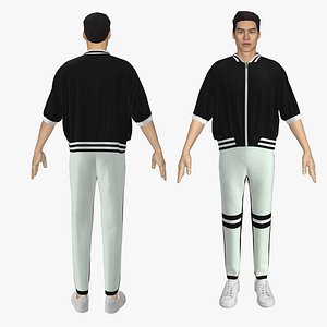 Sport clothes Marvelous Designer or Clo3D ZPRJ