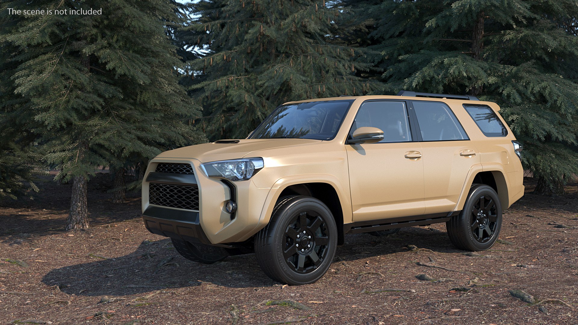 4x4 SUV Toyota 4Runner 3D model preview