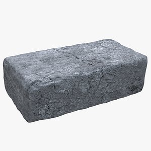 3D Brick Stone Piece model