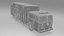 1980s Seagrave Heavy Rescue Fire Truck Low Poly