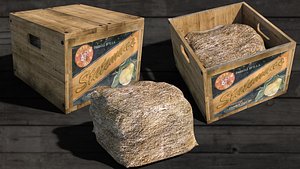 Vintage Wooden Fruit Box
