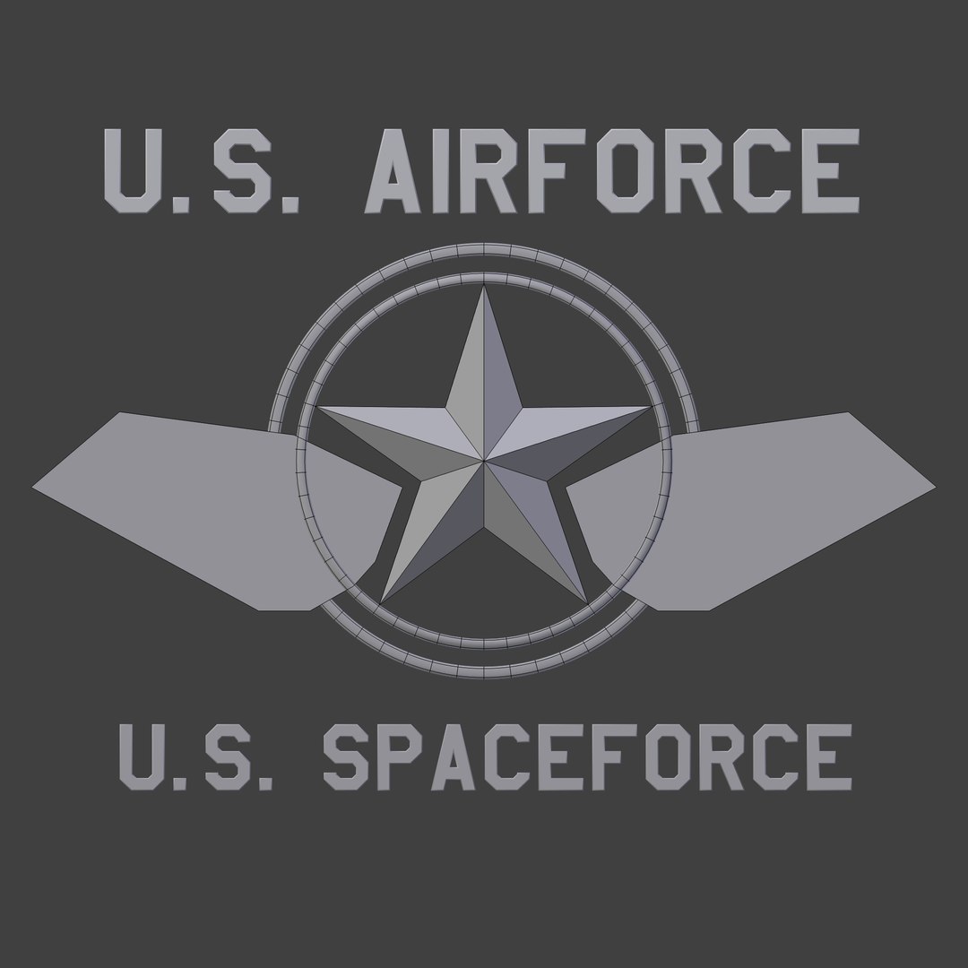 Spaceforce Logo Blend Free