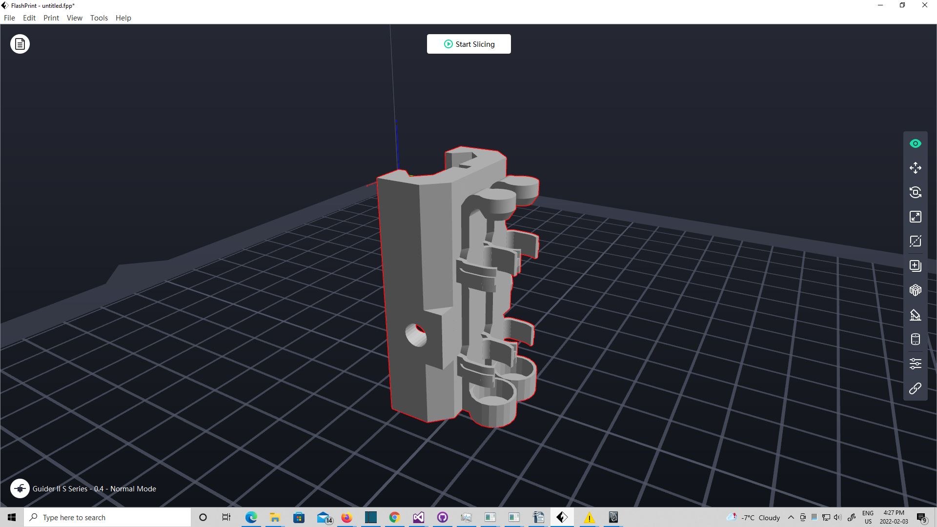 3D Picatinny Mounted 2x AAAA Battery Holder For 3D Printing