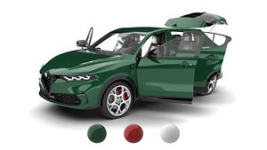 3D model Alfa Romeo Tonale 2023 TI HQ 3d model