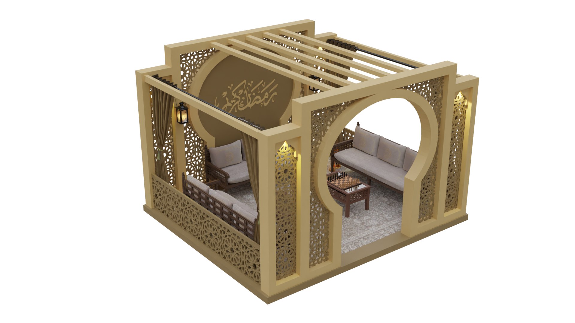 3D Ramadan Sitting Model - TurboSquid 2049020