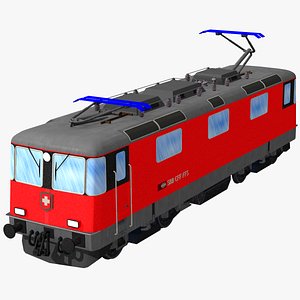 3D model re 420 swiss electric locomotive