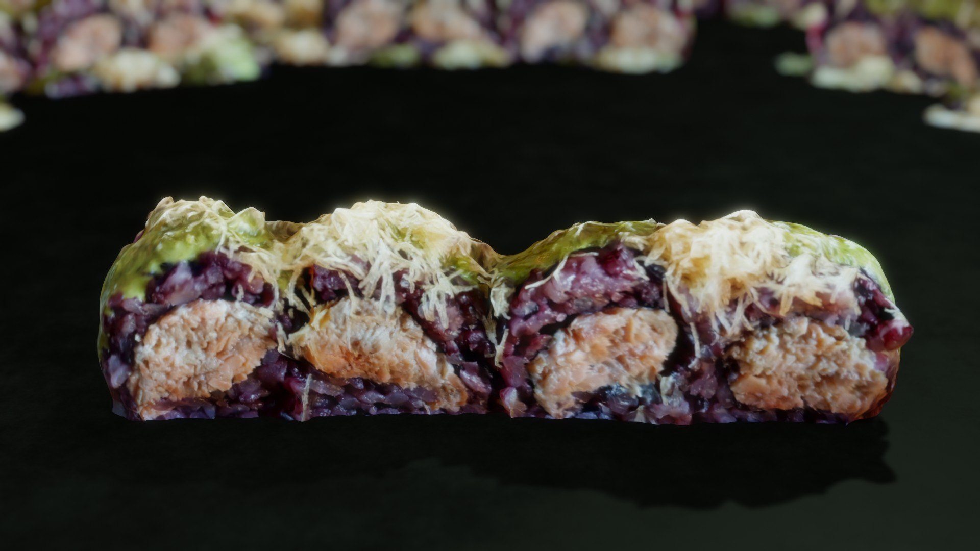Real 3D scanned special Sushi Roll with Tuna 3D model https://p.turbosquid.com/ts-thumb/lj/spGcAX/aH/r0014/jpg/1691880296/1920x1080/fit_q87/538302f44305d7fd558d340719b5ec2574ebf483/r0014.jpg