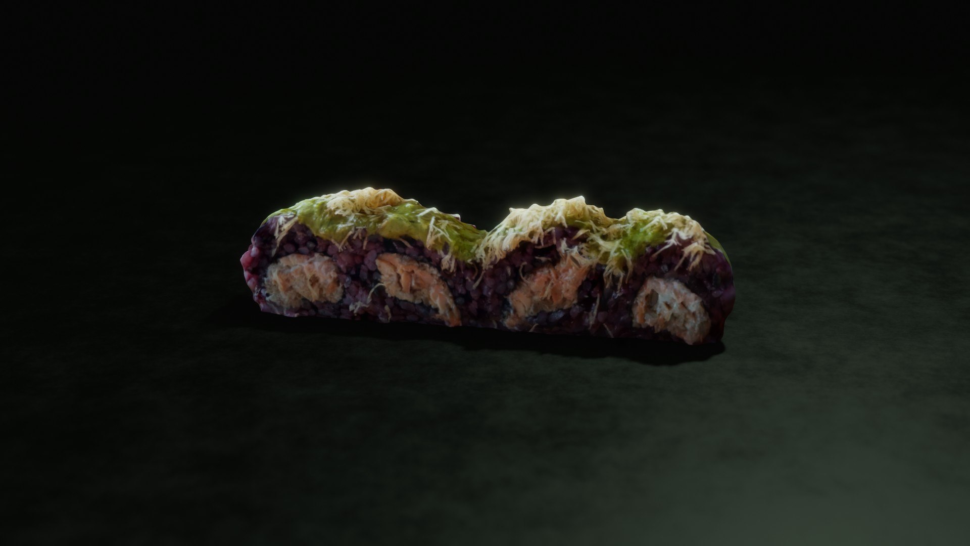 Real 3D scanned special Sushi Roll with Tuna 3D model https://p.turbosquid.com/ts-thumb/lj/spGcAX/sJ/r0005/jpg/1691880291/1920x1080/fit_q87/433b3c51694c302566f4d6336b6e64f373ffc03b/r0005.jpg