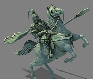 riding general Commander statue horse