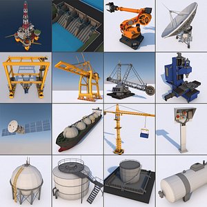 3D Industrial Collection model