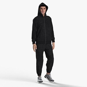 Male tracksuit 3D model
