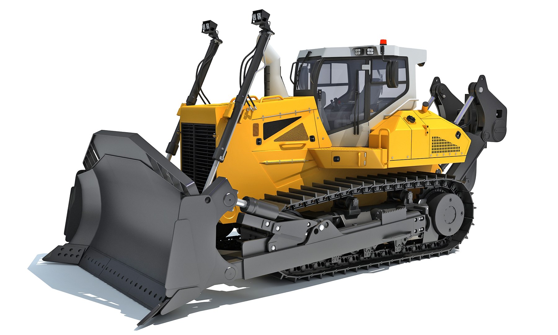 Mining Crawler Dozer Model - TurboSquid 2183113