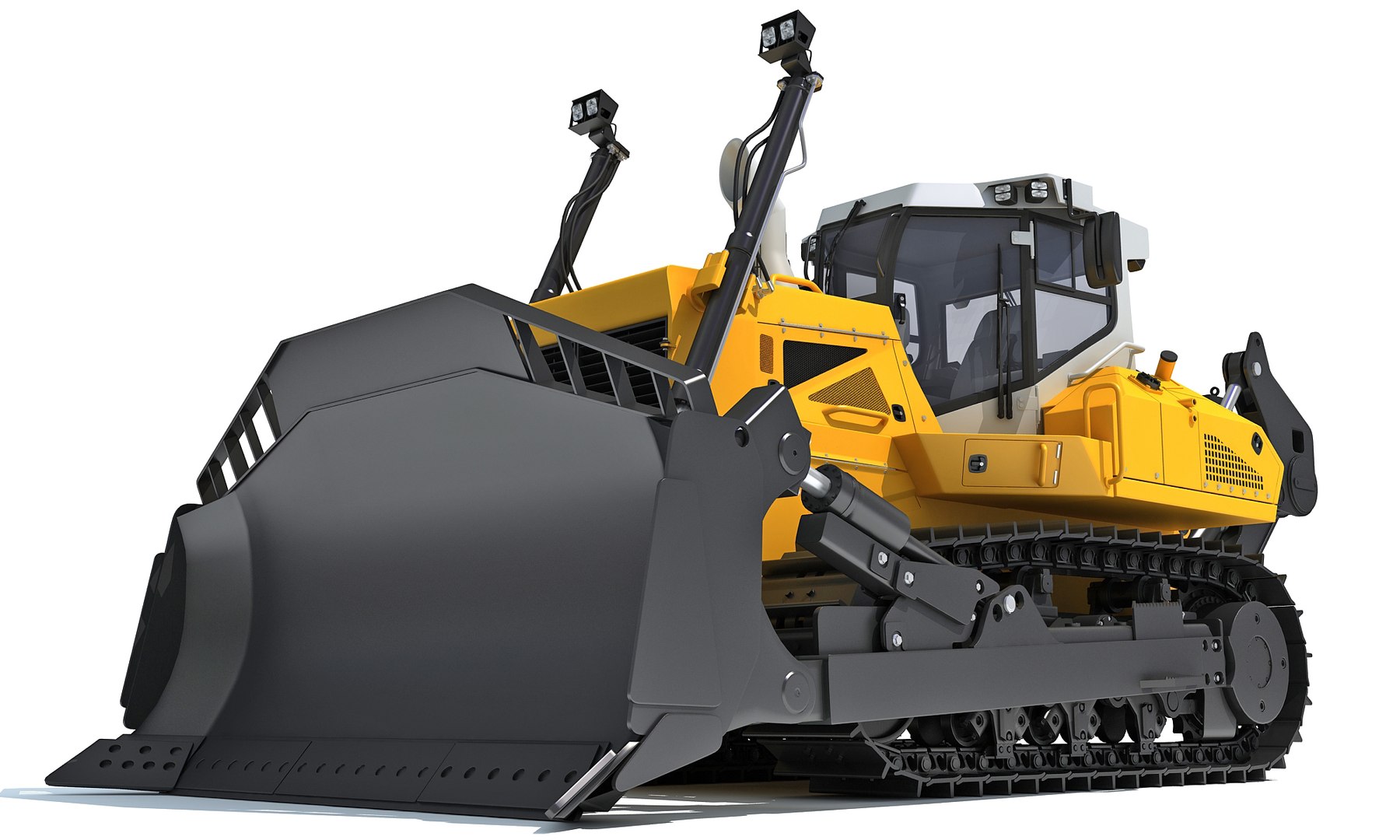 Mining Crawler Dozer Model - TurboSquid 2183113