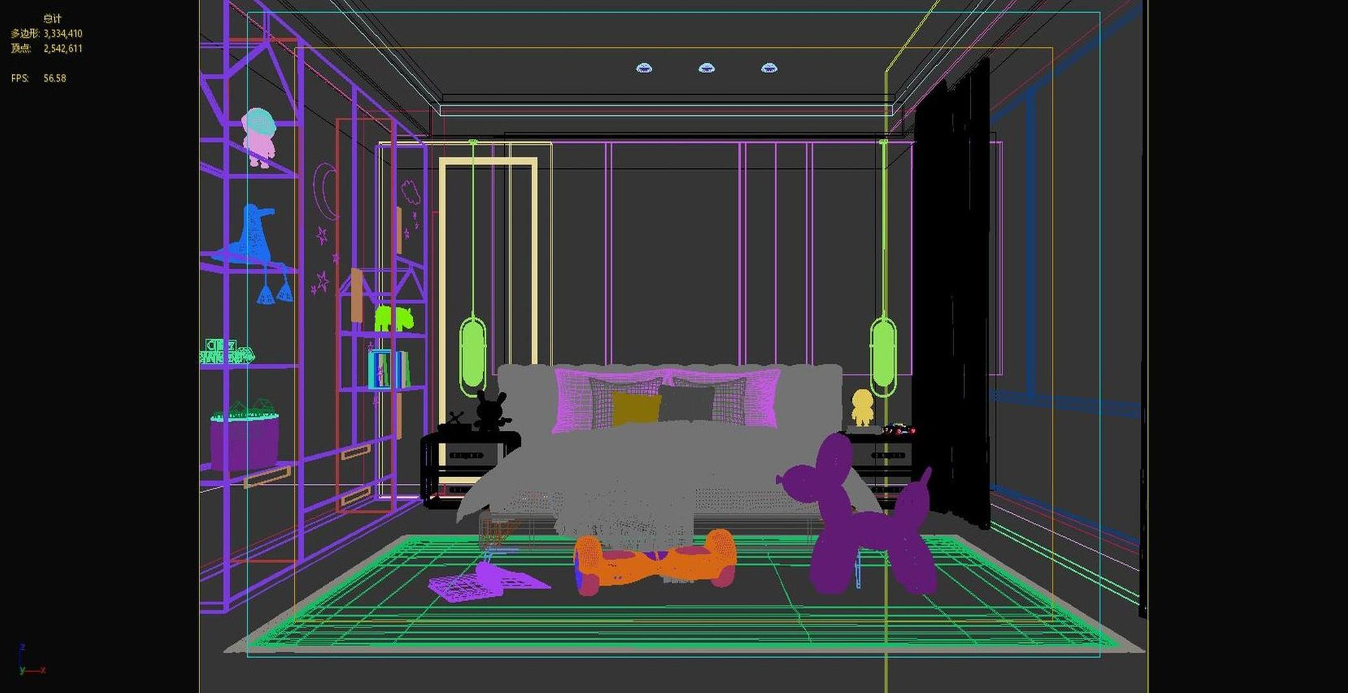3D Modern Room Childrens - TurboSquid 2130410