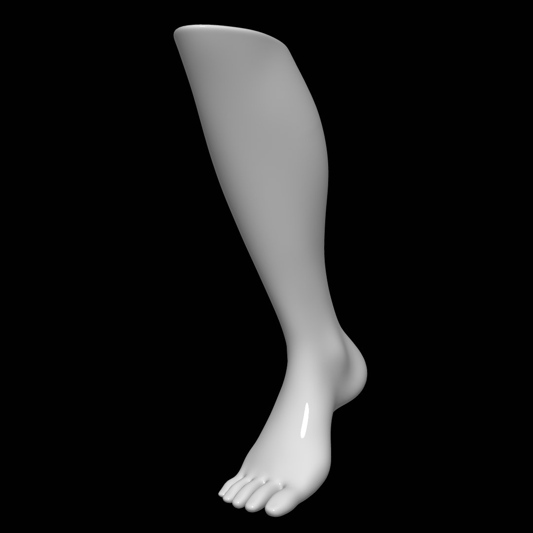 Mannequin Foot Man 3D Model - TurboSquid 1415694