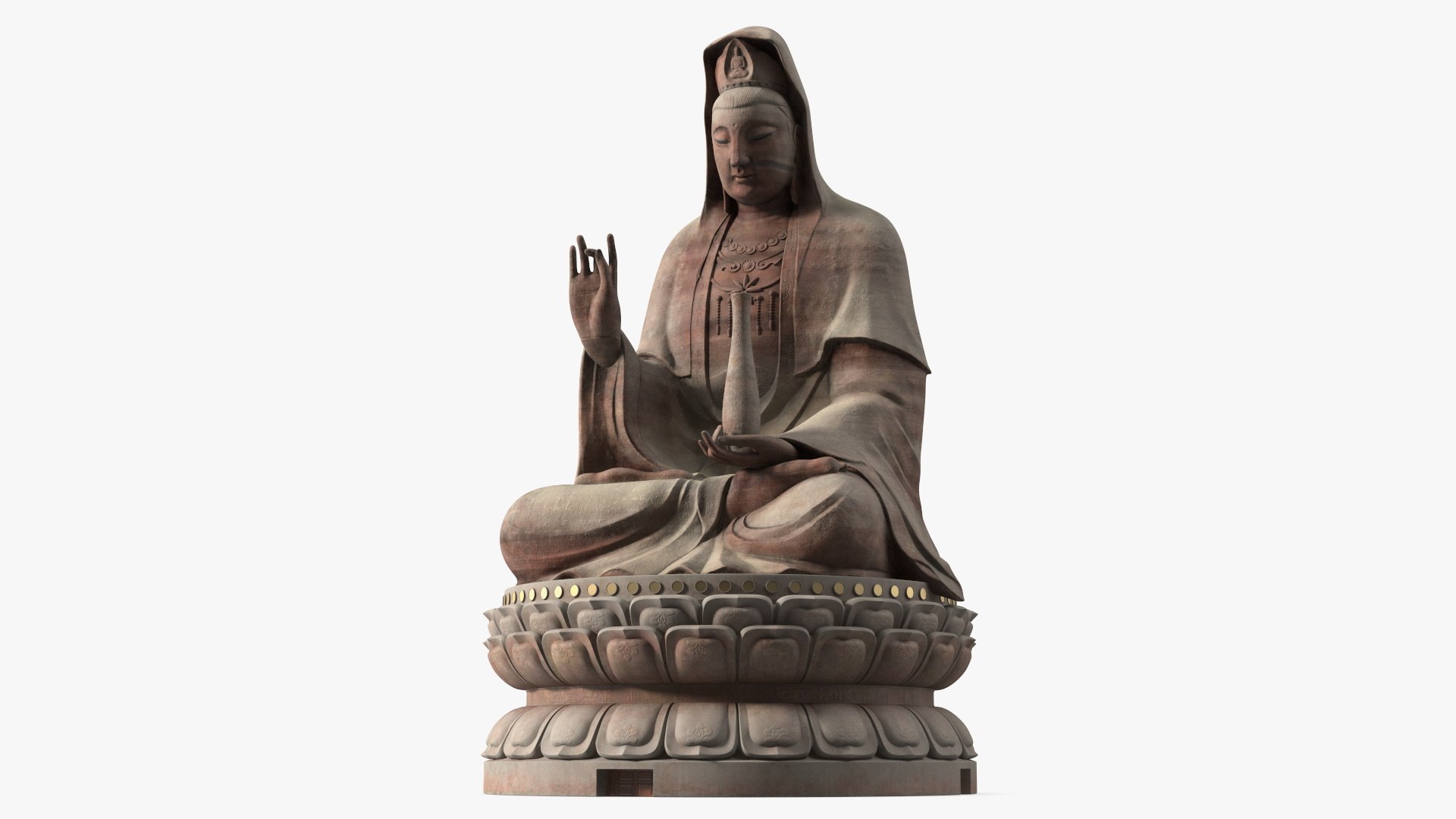 Guanyin of Mount Xiqiao for  Print 3D model preview