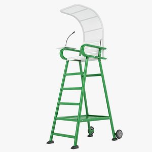 3d 3ds tennis umpire chair