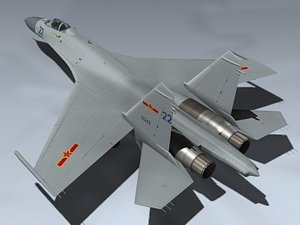 3d model of su-27 flanker b china