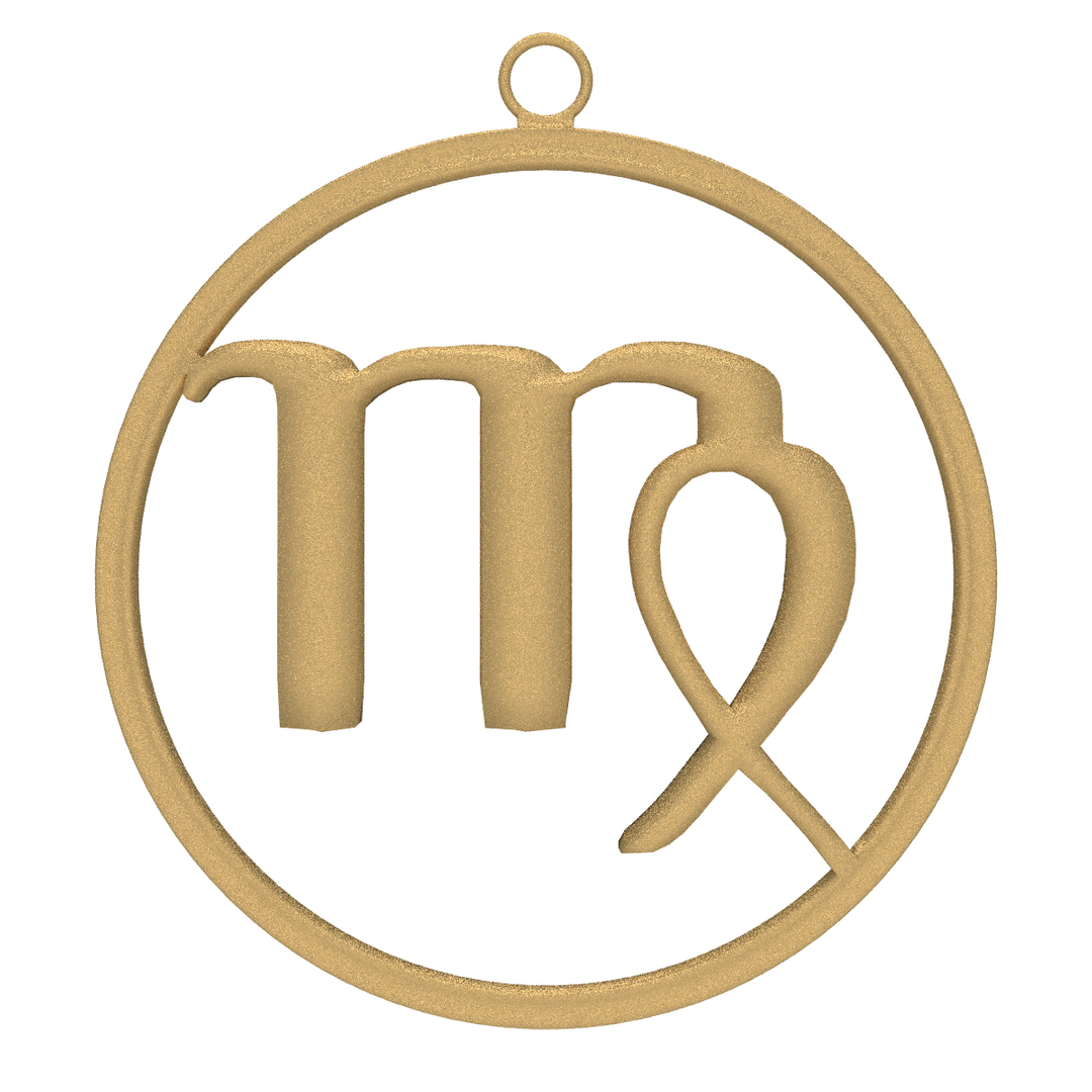 Blender Zodiac Symbol Virgo Modeler