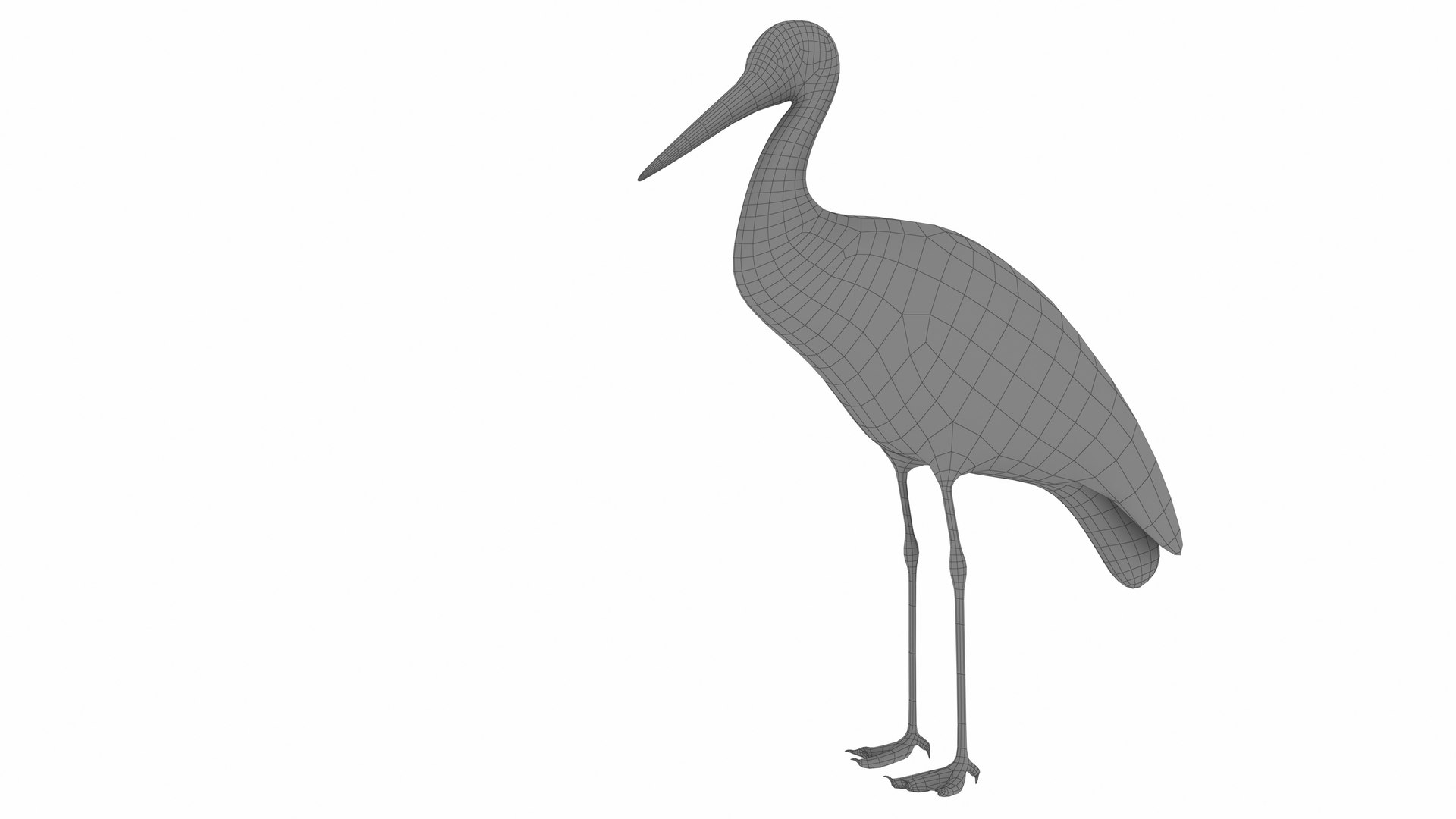 3D Stork Model - TurboSquid 2338992