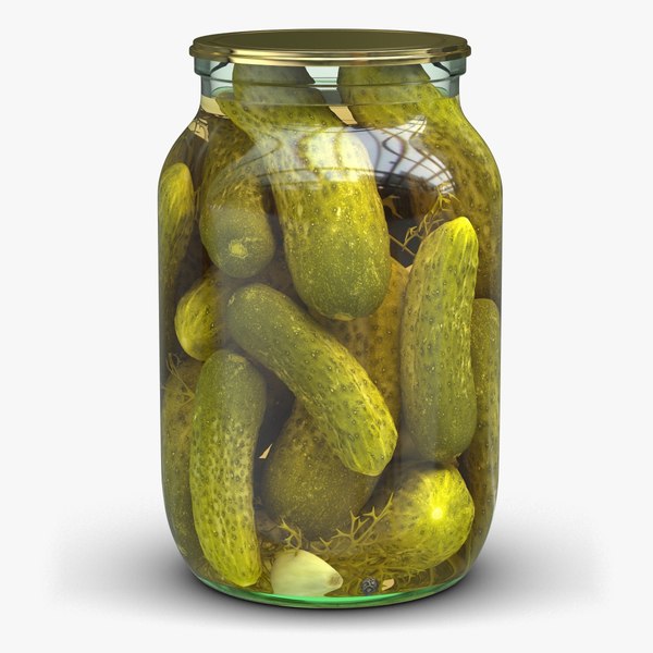 Банка с огурцами фото