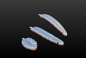 feathers 3D model