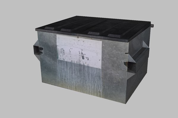 3D waste bin model - TurboSquid 1266862