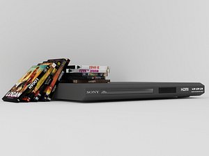 dvd oynatc kapak 3D model