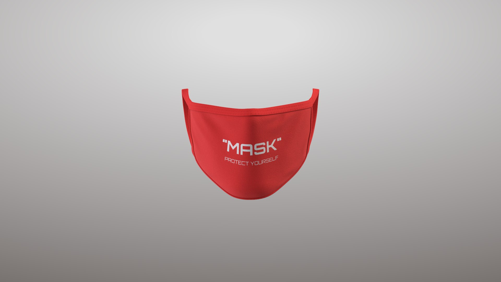 3D Realistic Mask Red Model - TurboSquid 1532342