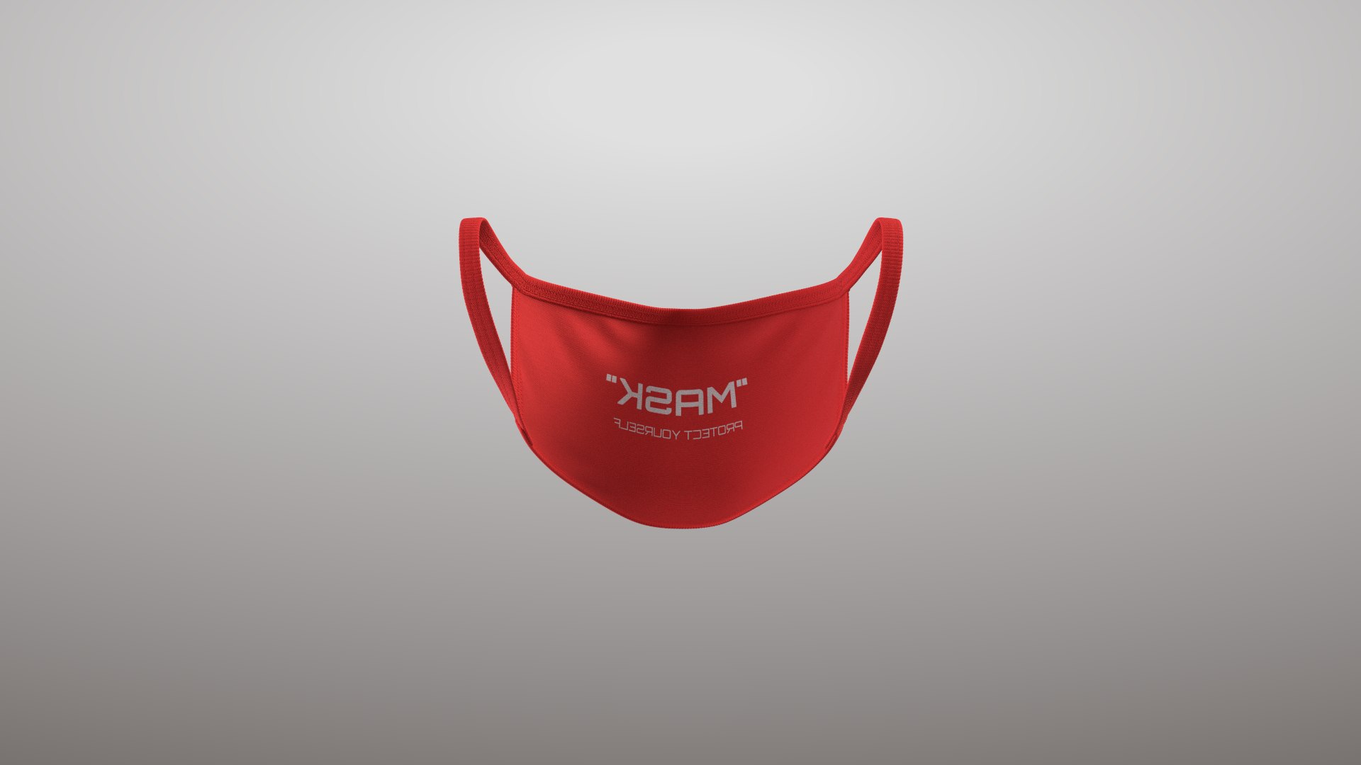 3D Realistic Mask Red Model - TurboSquid 1532342