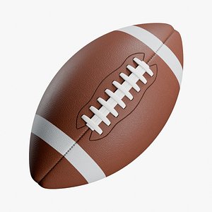 American Football Ball 3D model