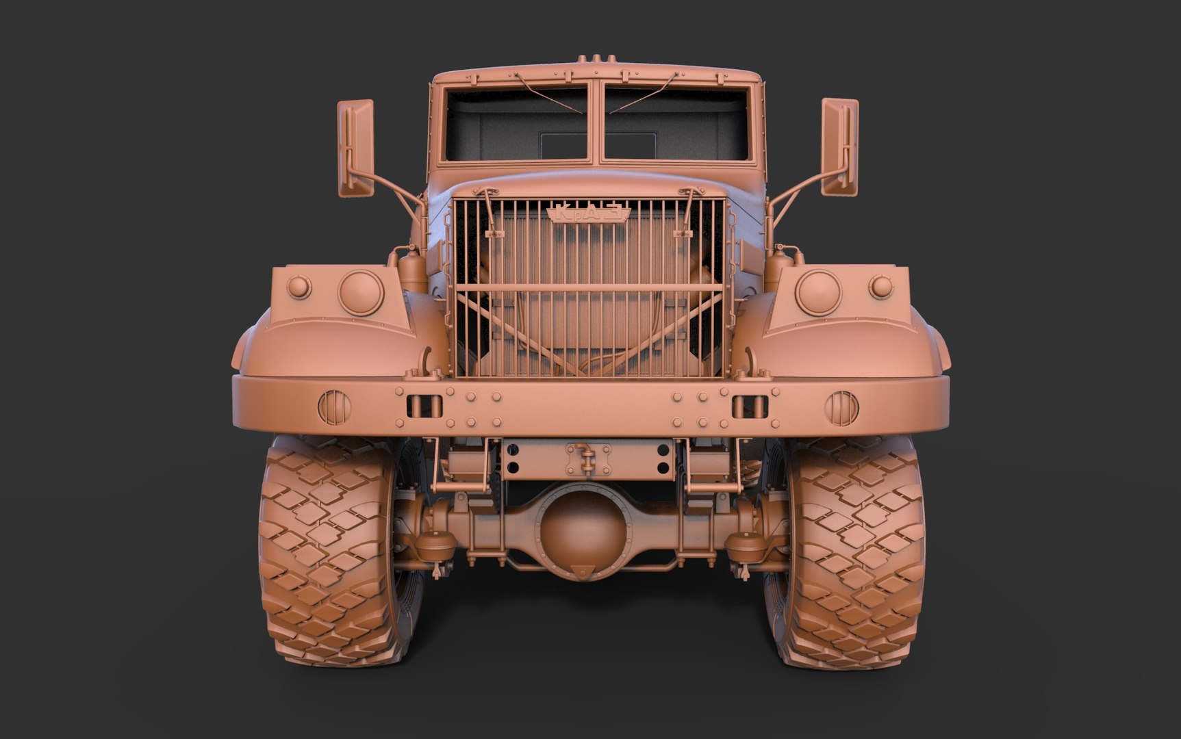 Kraz 255 Truck Tractor Model - TurboSquid 2344151