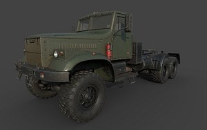 Kraz 255 Truck Tractor model