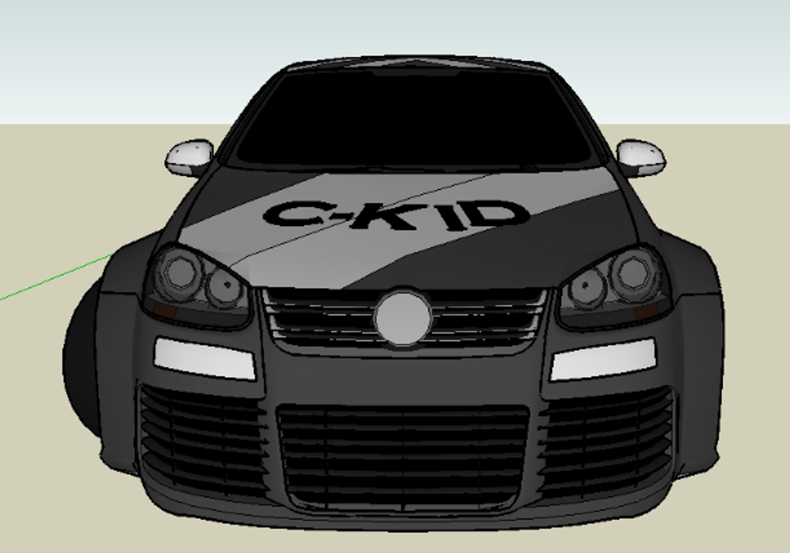 Golf R32 3d 3ds